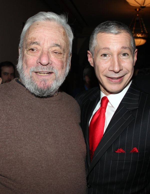 Stephen Sondheim & Gary Stevens Photo