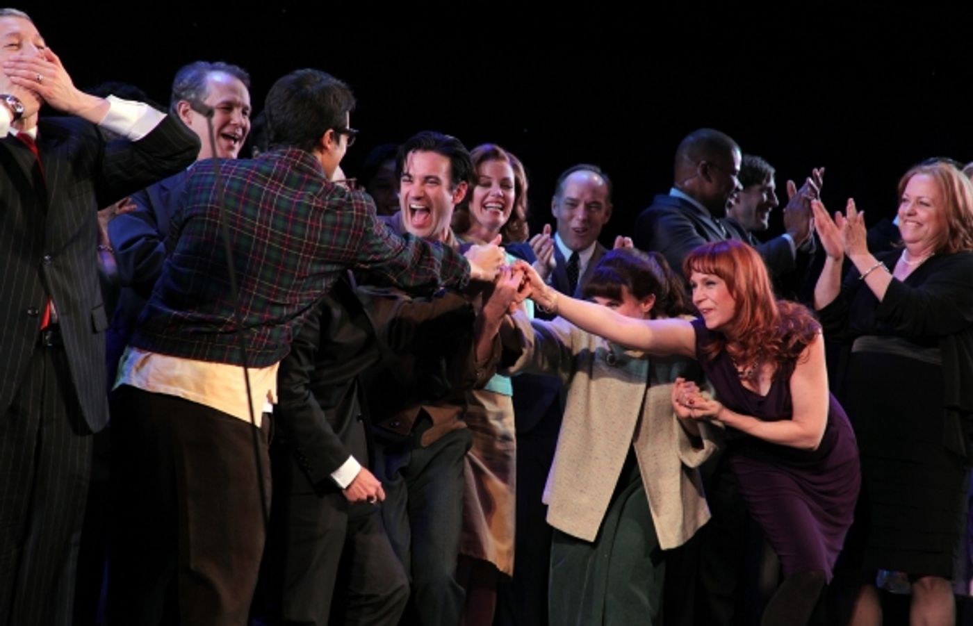 Photo Coverage: MERRILY WE ROLL ALONG Original and Encores! Casts Reunite at City Center - Sondheim & More!  Image