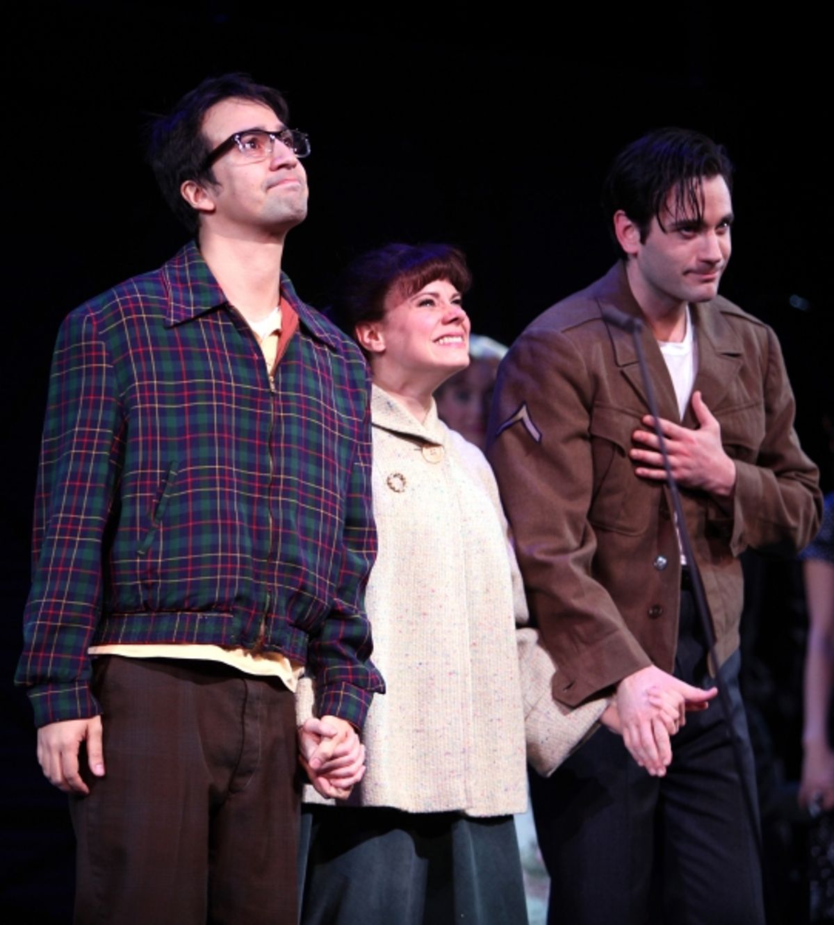 Lin-Manuel Miranda, Celia Keenan-Bolger & Colin Donnell & the Encores! Cast members at MERRILY WE ROLL ALONG Original and Encores! Casts Reunite at City Center - Sondheim & More!