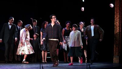 Lin-Manuel Miranda, Celia Keenan-Bolger & Colin Donnell & the Encores! Cast  Photo