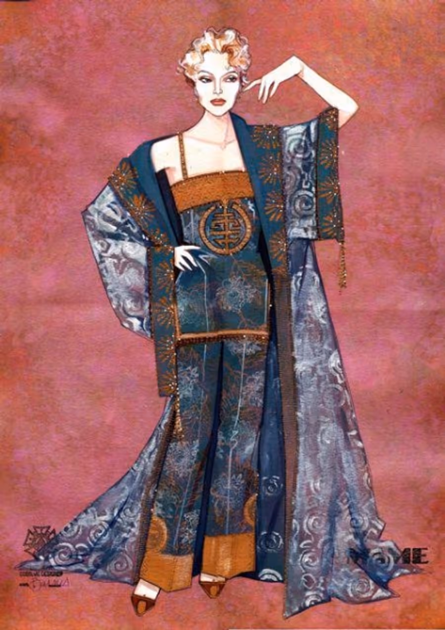 Photo Flash: Costume Sketches from Goodspeed's MAME! Image