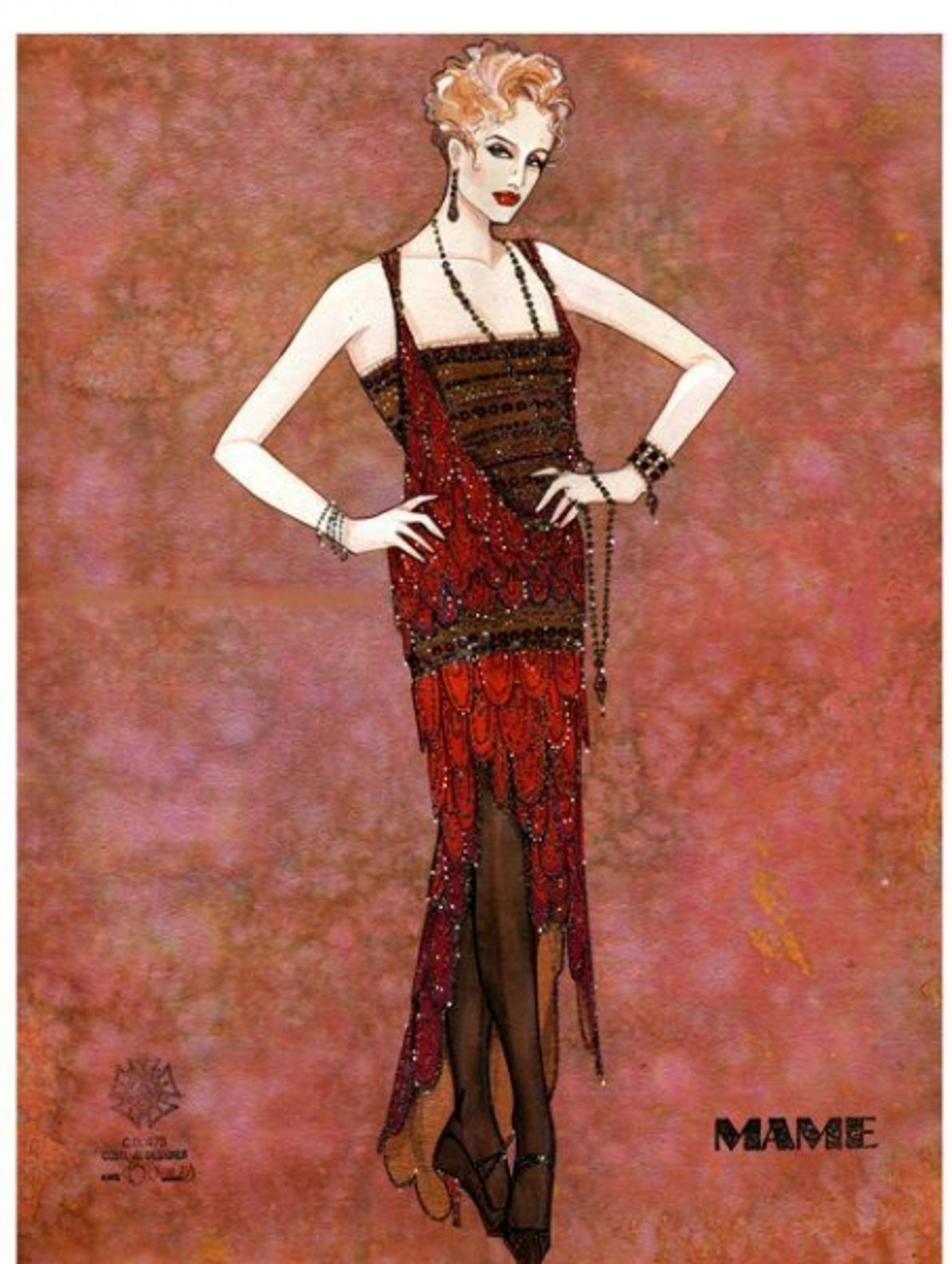Photo Flash: Costume Sketches from Goodspeed's MAME! Photo Flash: Costume Sketches from Goodspeed's MAME! Image