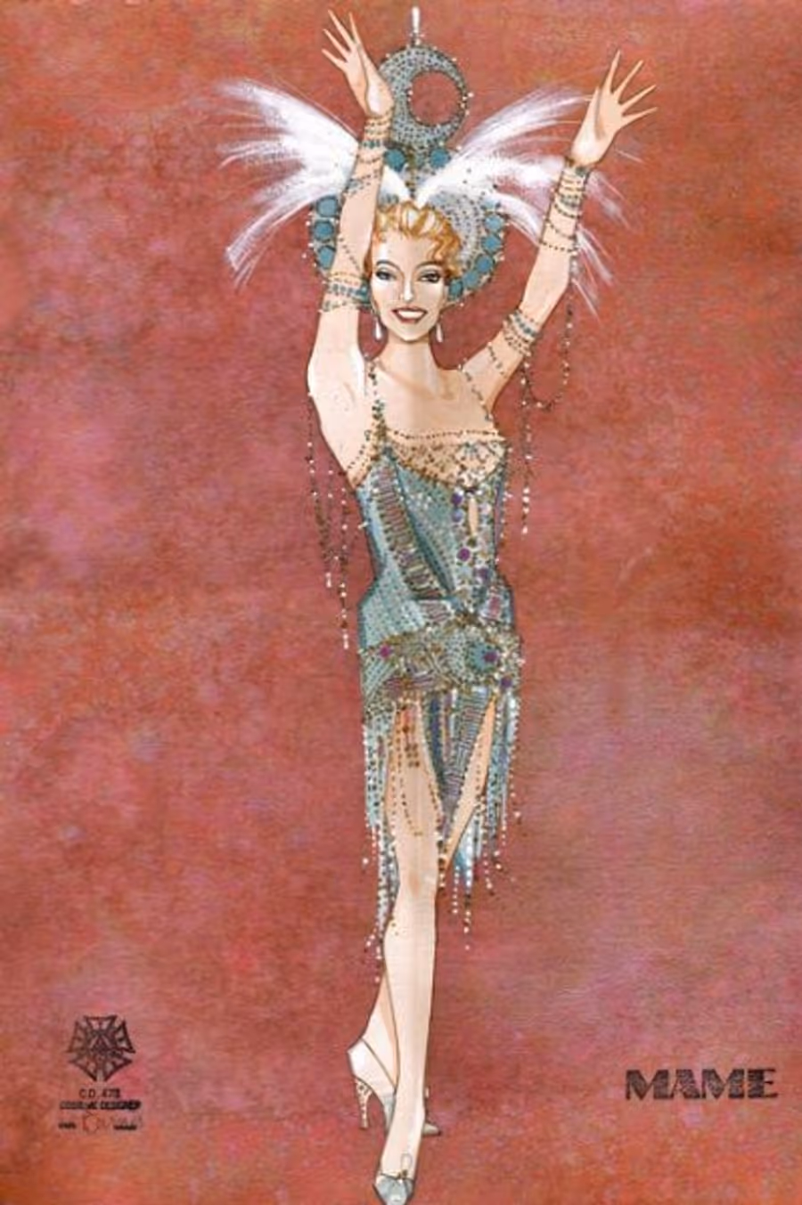 Photo Flash: Costume Sketches from Goodspeed's MAME! Image