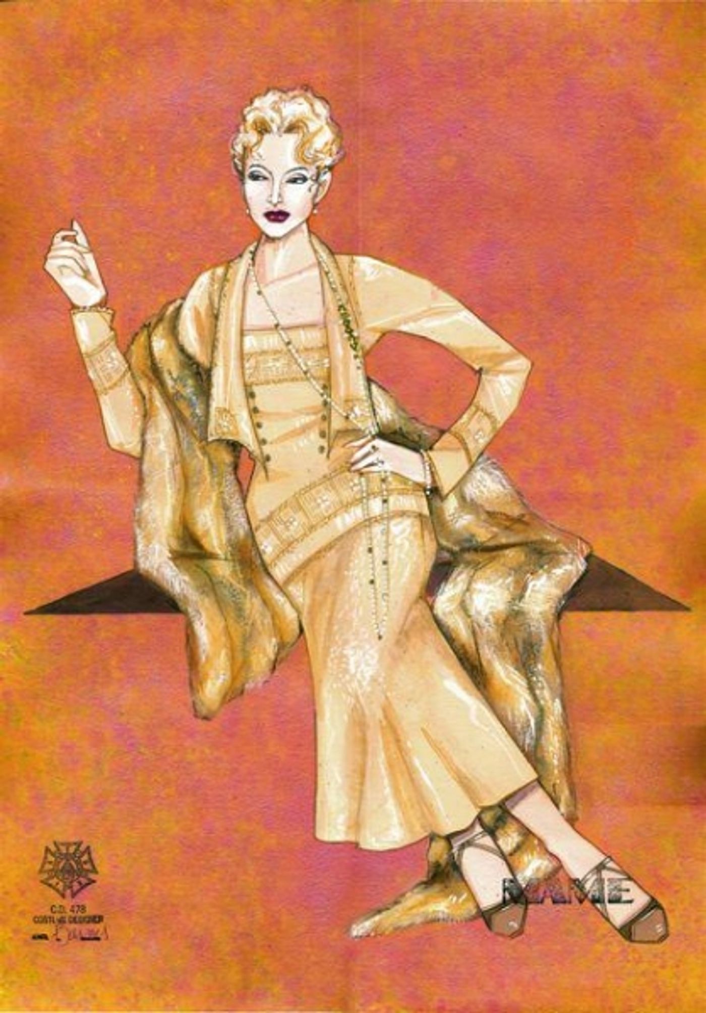 Photo Flash: Costume Sketches from Goodspeed's MAME! Photo Flash: Costume Sketches from Goodspeed's MAME! Image