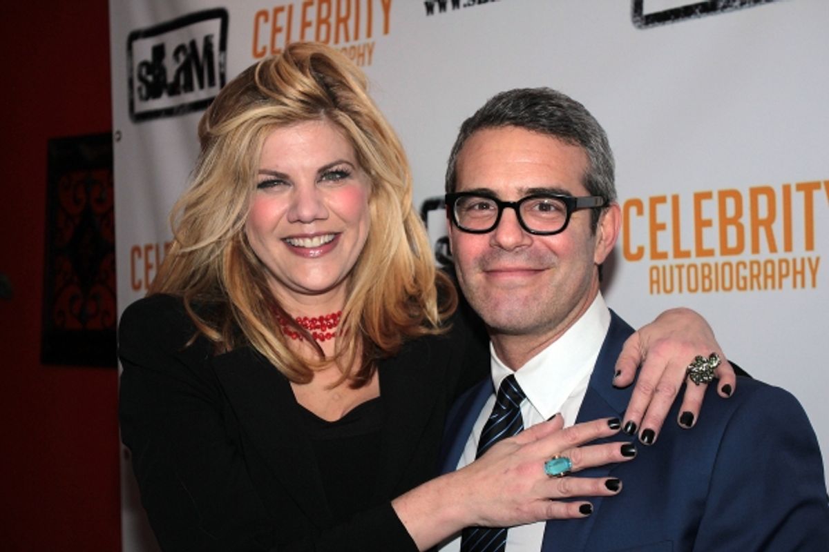 Kristen Johnston, Andy Cohen at 