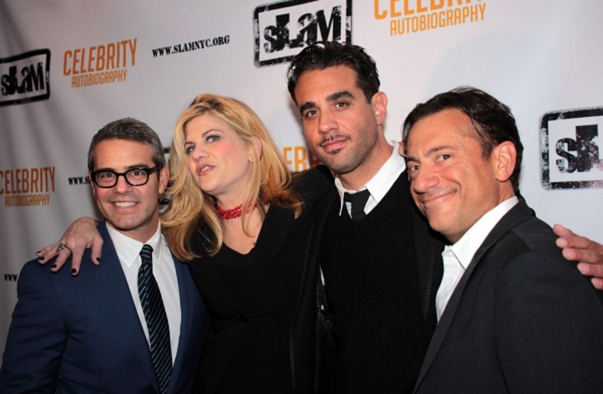 Andy Cohen, Kristen Johnston, Bobby Cannavale, Eugene Pack at 