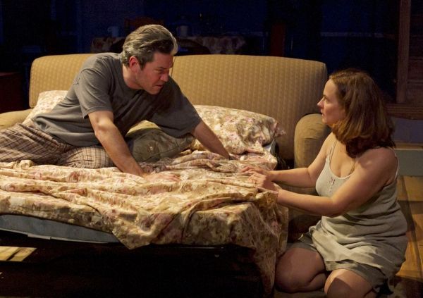 Bill (Bill Simmons) and Barbara (Diane Kondrat) talk about their troubled marriage. Photo