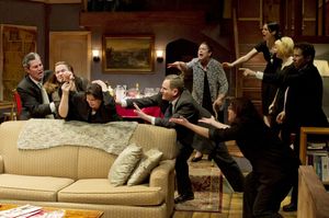 (L to R) Bill (Bill Simmons), Barbara (Diane Kondrat), Violet (Martha Jacobs), Charle Photo