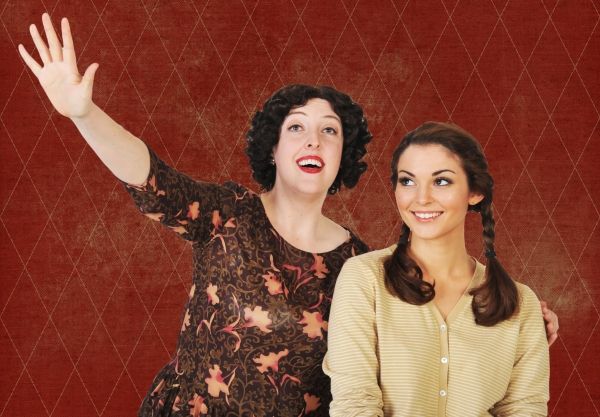 Heather Orth as Rose and Samantha Bruce as Louise/Gypsy Rose Lee Photo