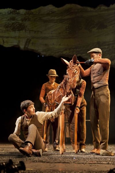 
Albert Narracott (Alex Furber) and Joey as a foal (Patrick Kwok-Choon, Rahnuma Pant Photo