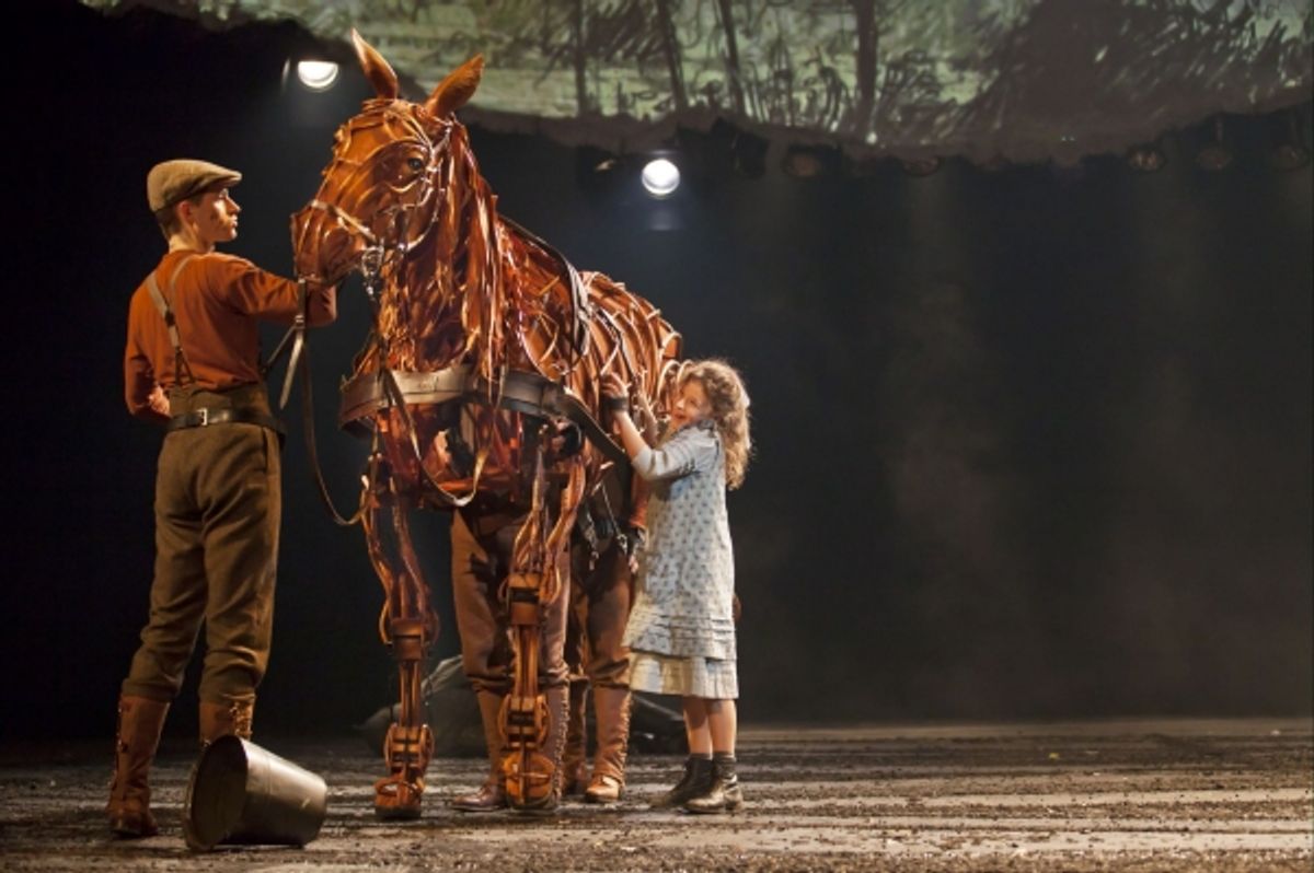 Joey (Brad Cook, Bryan Hindle, Caden Douglas) and Emilie (Addison Holley) at 