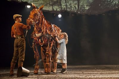 Joey (Brad Cook, Bryan Hindle, Caden Douglas) and Emilie (Addison Holley) Photo