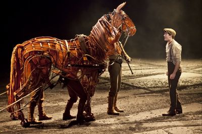 Joey (Caden Douglas, Bryan Hindle, Brad Cook) and Albert Narracott (Alex Furber) Cana Photo