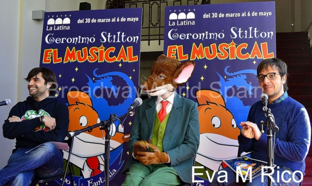 Manu Guix, GerÃ'Â³nimo Stilton y Angel Llacer at 