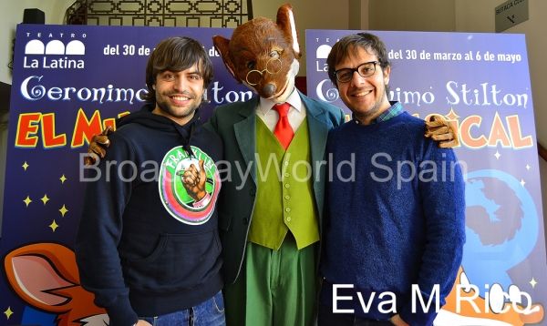 Manu Guix, Geronimo Stilton y Angel Llacer Photo