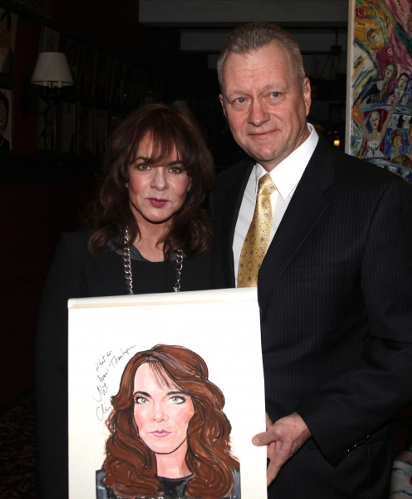 Photo Coverage: Sardi's Honors OTHER DESERT CITIES' Stacey Keach, Stockard Channing & Rachel Griffiths with Wall Caricatures!  Image