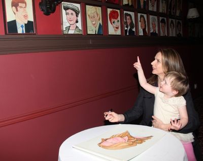 Rachel Griffiths & daughter Adalaila Griffiths Photo