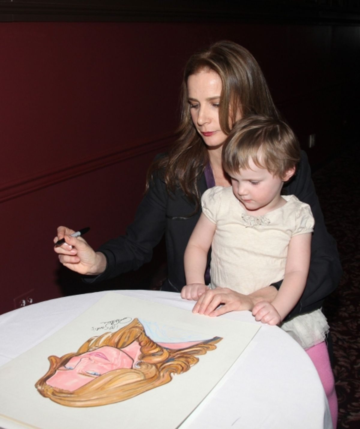 Rachel Griffiths & daughter Adalaila Griffiths  at 