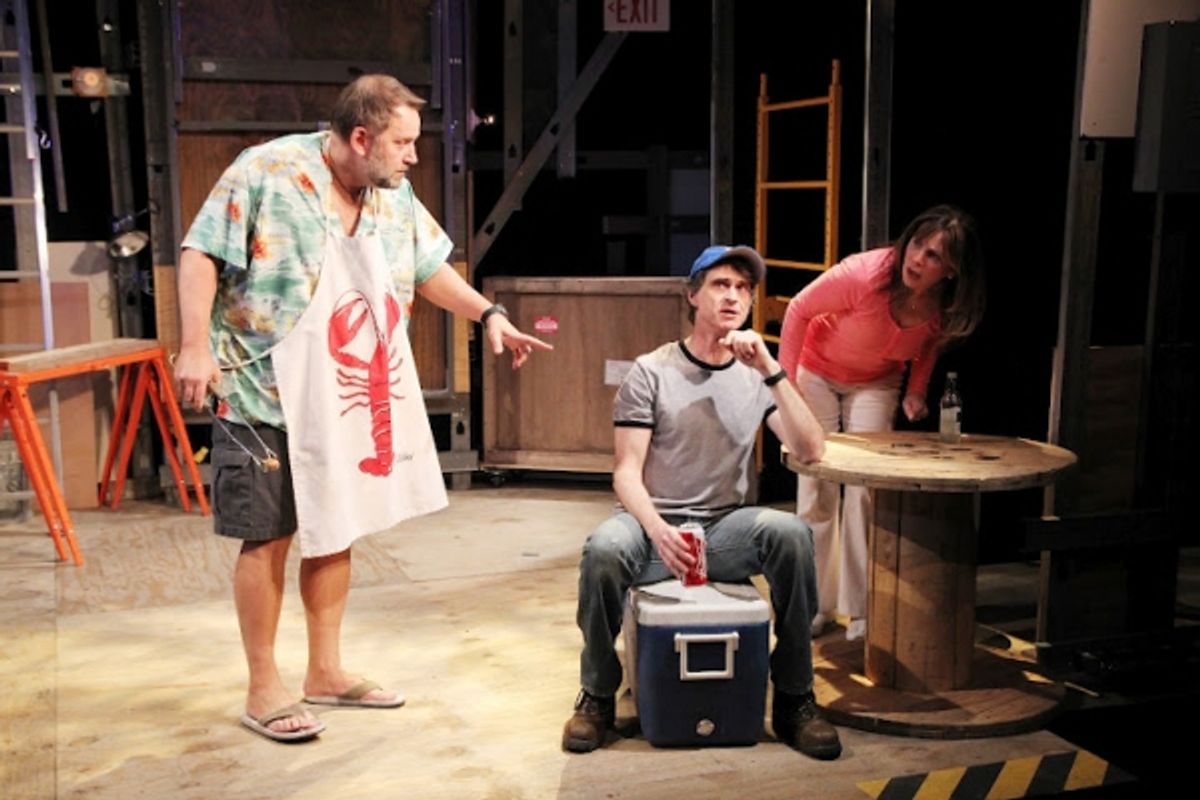 Brian Dykstra, Matthew Boston and Rita Rehn at 