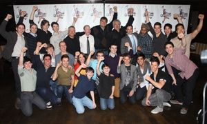 Company of NEWSIES. Photo Credit: Walter McBride Photo