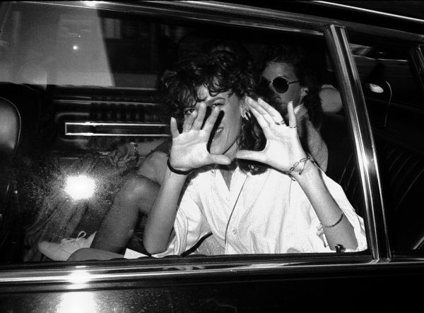 Sandra Bernhard leaving 30 Rock in New York City. 5/28/1985 Photo