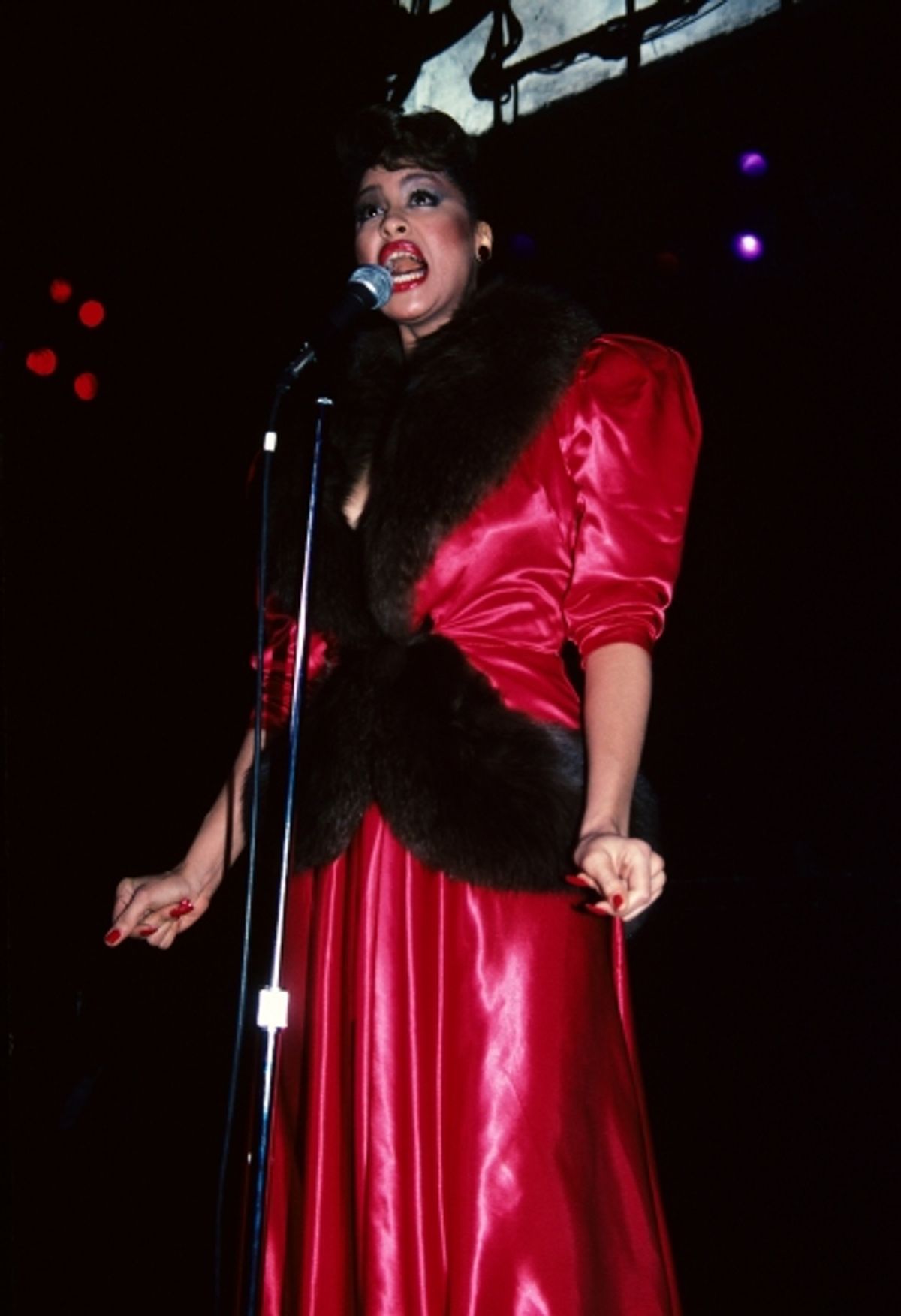 Phyllis Hyman pictured at Studio 54 in New York City in 1982.  at 