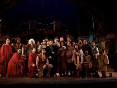 Stephen Schwartz and the cast Photo