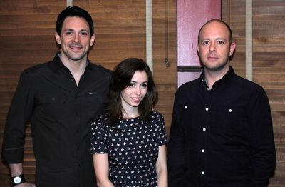 Steve Kazee, Cristin Milioti, John Tiffany Photo