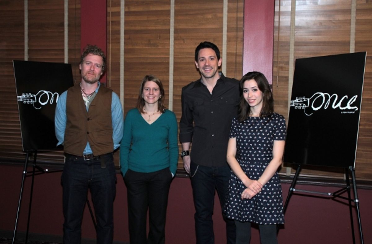 Glen Hansard, Marketa Irglova, Steve Kazee, Cristin Milioti at 