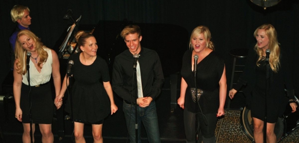 Benjamin Rauhala, Jessica Waxman, Lora Lee Gayer, Hunter Ryan Herdlicka, Ryah Nixon and Tess Soltau at 