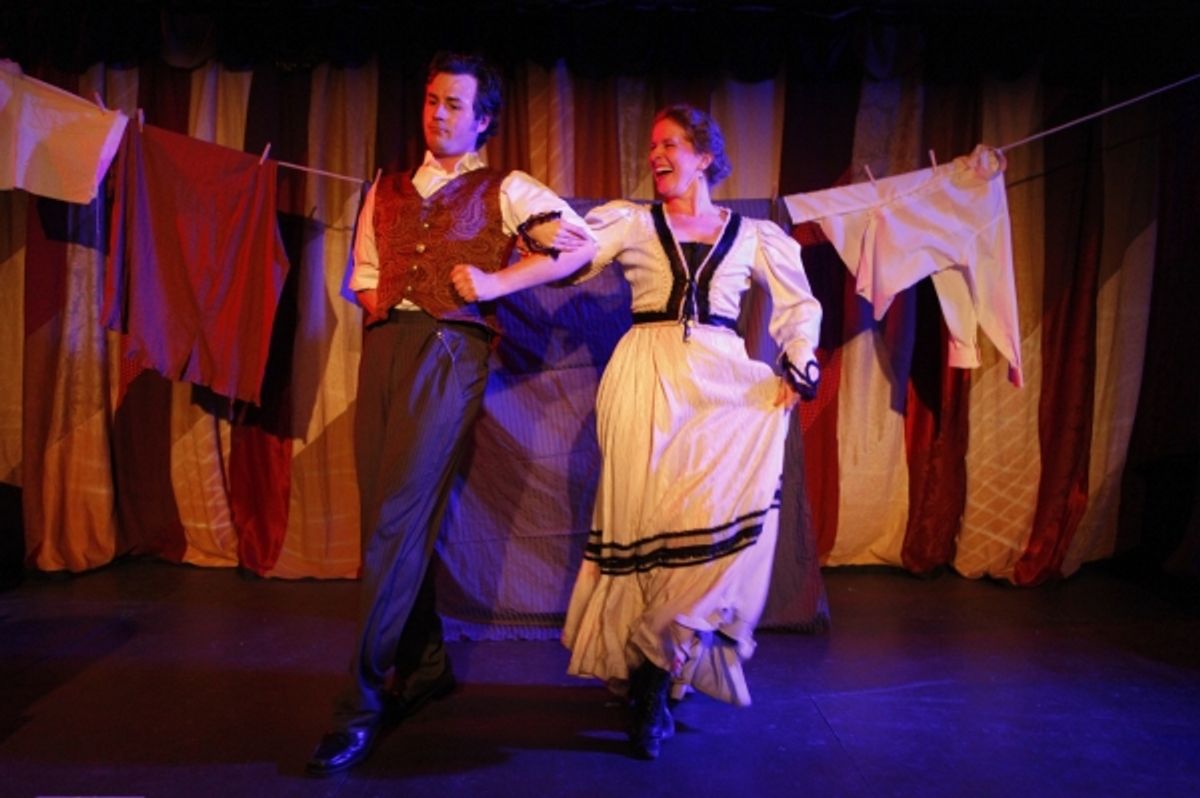  Jason Bowen as P.T. Barnum and Laura Sturm as Charity Barnum at 