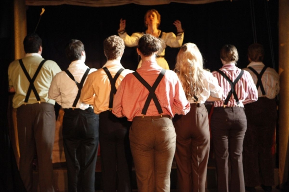  Laura Sturm as Charity Barnum and the cast of BARNUM at 