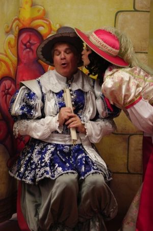 Alan Knoll as King and Cara Myler as Princess Photo