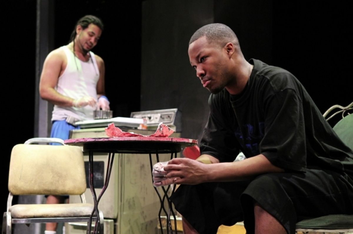 Nicholas Christopher, Corey Hawkins at 