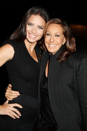 Adriana Lima and Donna Karan Photo