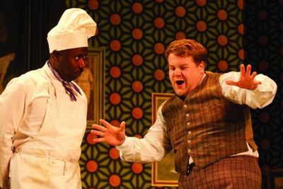 Trevor Laird, James Corden Photo