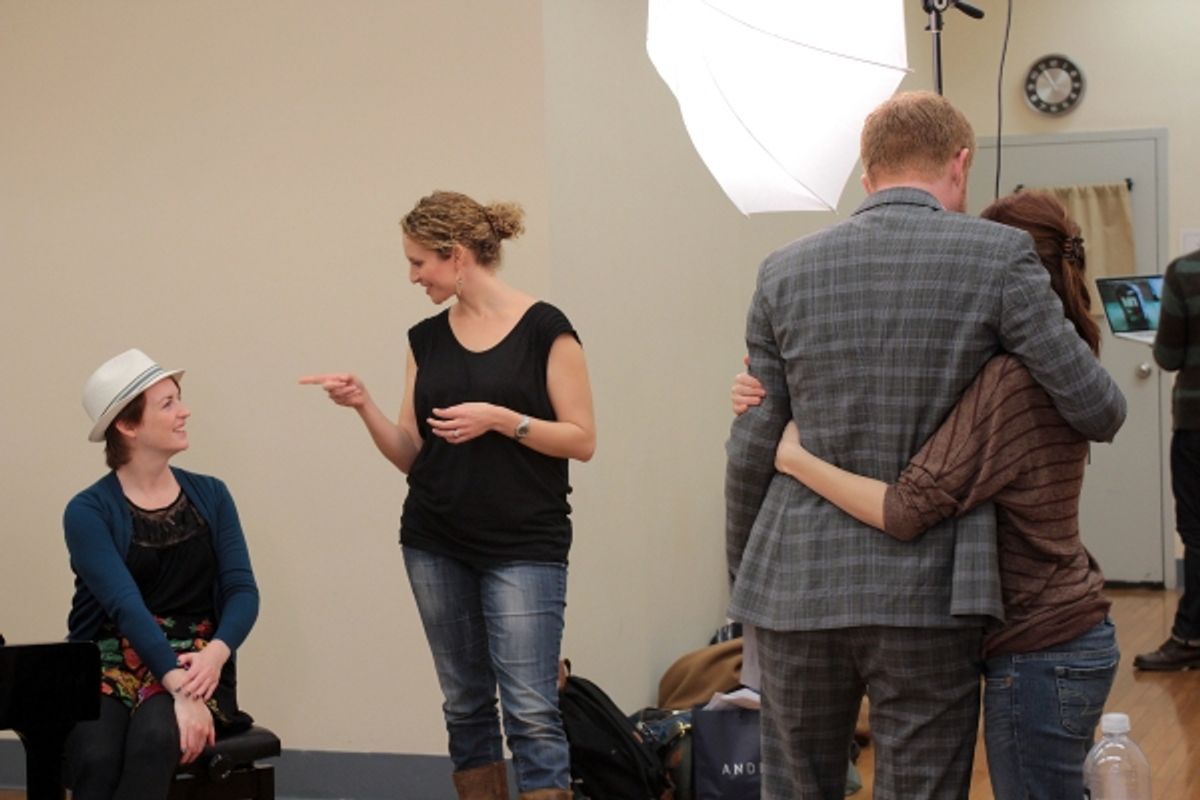 Anne Jacobs, Jesse Tyler Ferguson, Kate Wetherhead at 