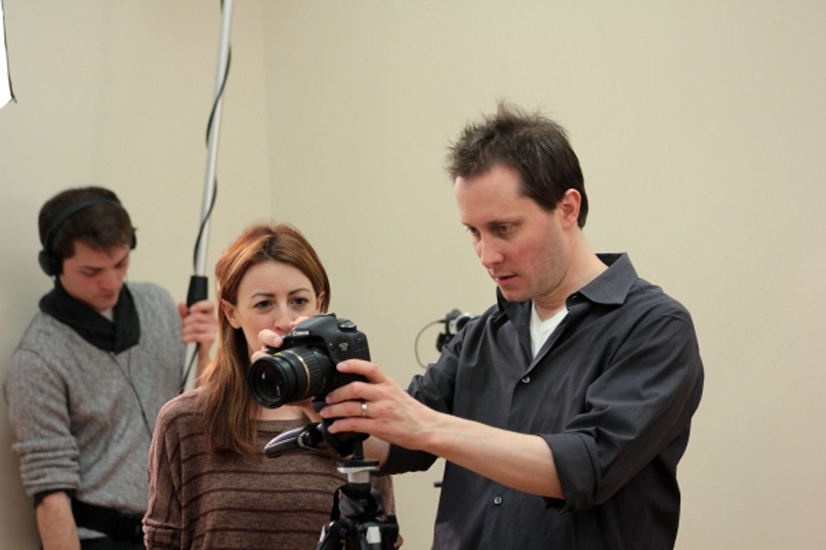 Kyle Beckley, Kate Wetherhead, Jeff Croiter at 