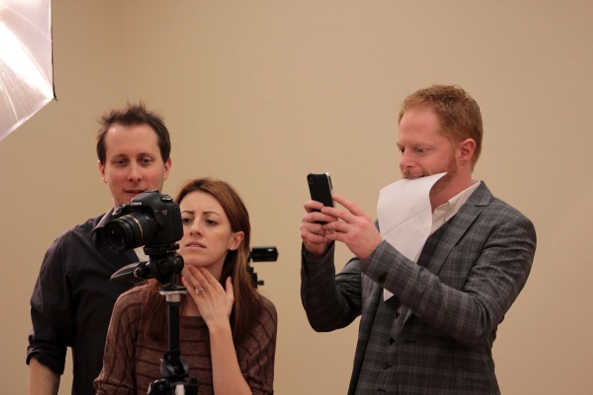 Jeff Croiter, Kate Wetherhead, Jesse Tyler Ferguson at 