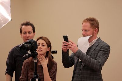 Jeff Croiter, Kate Wetherhead, Jesse Tyler Ferguson Photo
