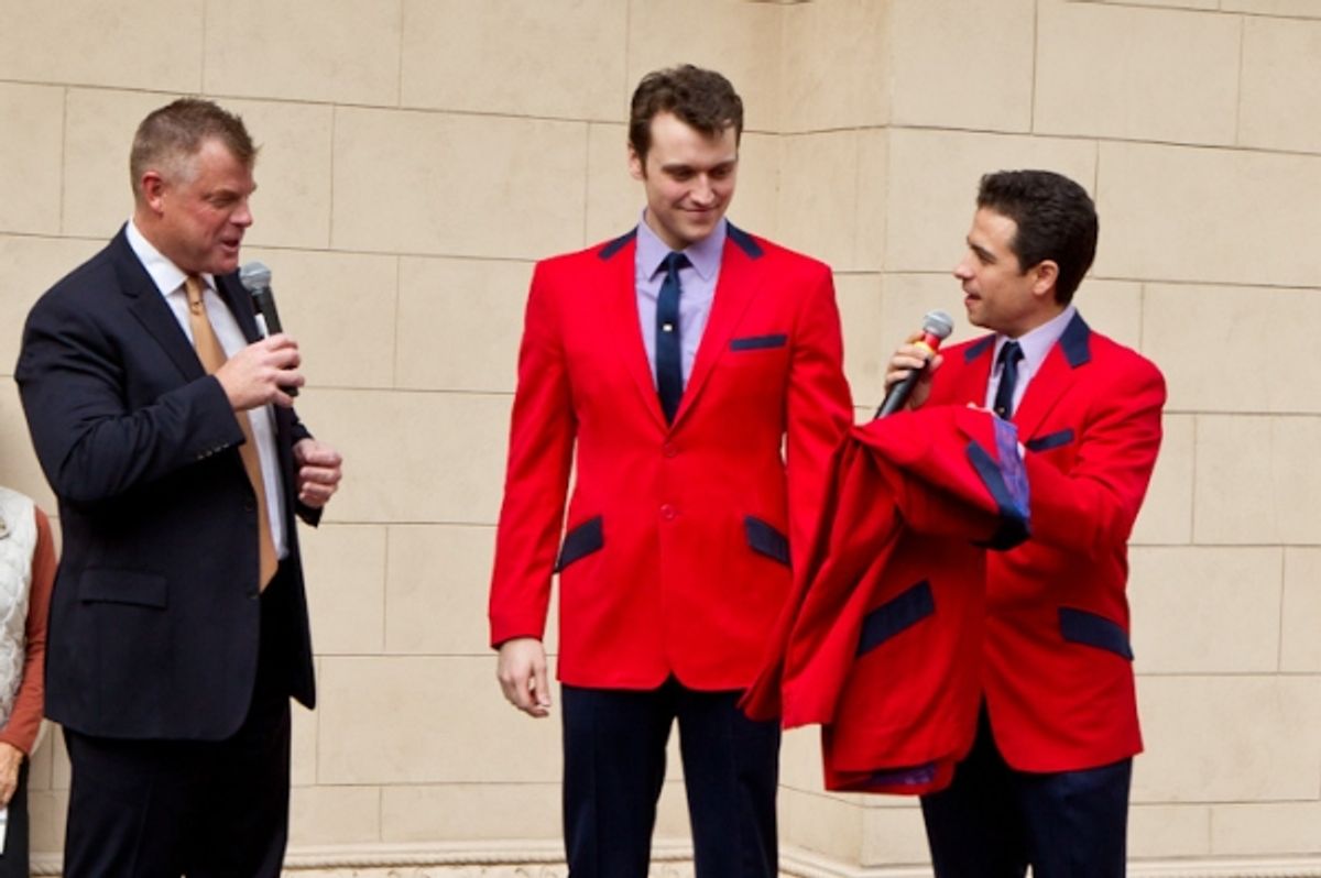 David Hoenemeyer, Rob Marnell and Graham Fenton at 