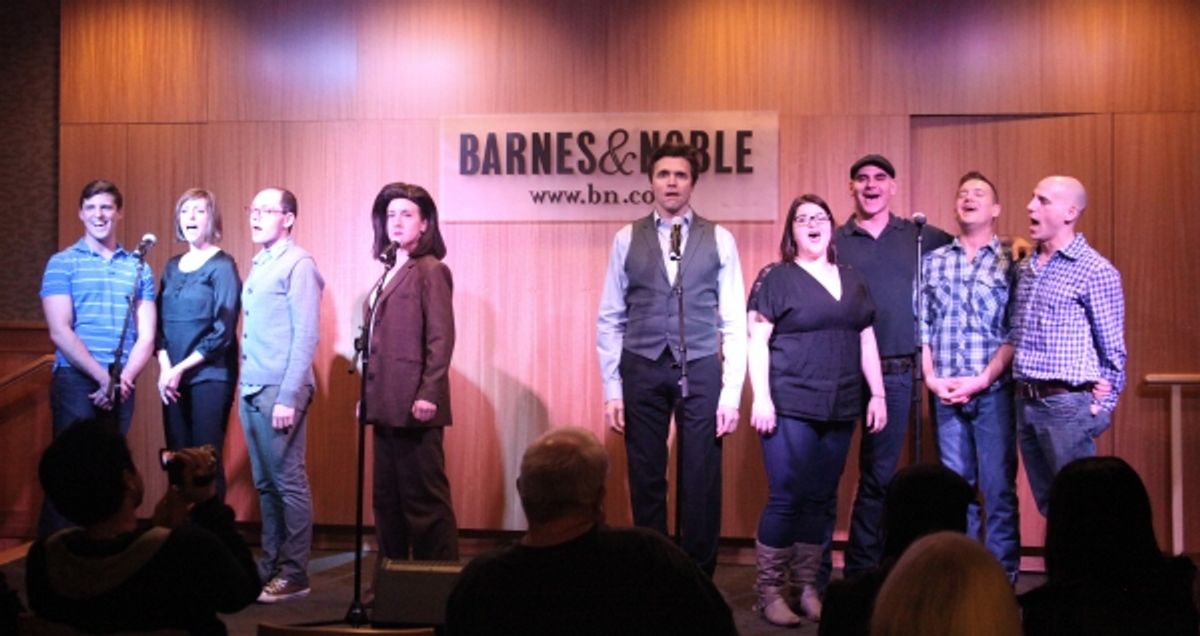 Callan Bergmann , Pamela Bob, Topher Nuccio, Jenn Harris, Brent Barrett, Annie Funke, Howard Kaye, Stephen Bienskie & Harry Bouvy
 at 