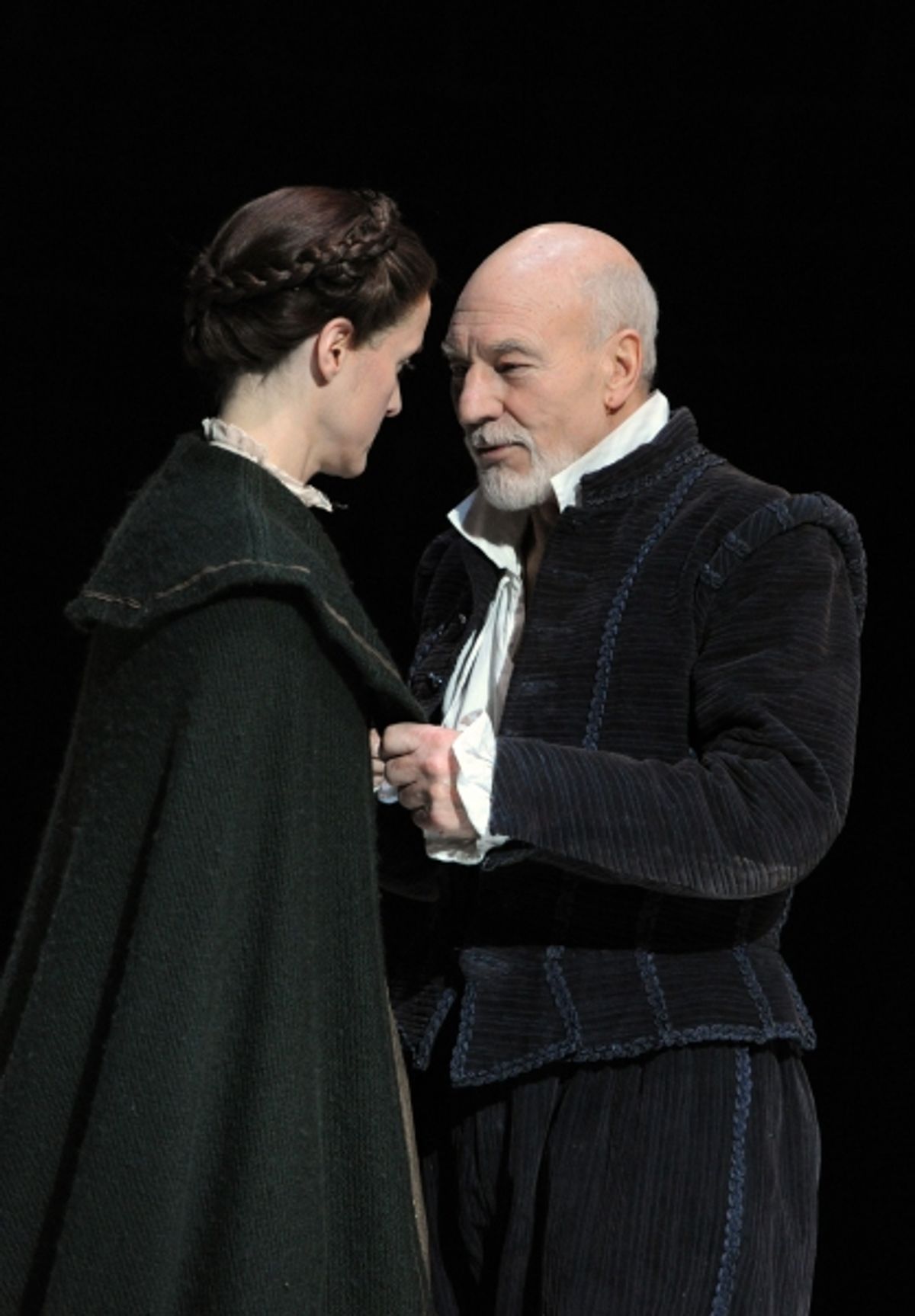 Catherine Cusack and Patrick Stewart at 
