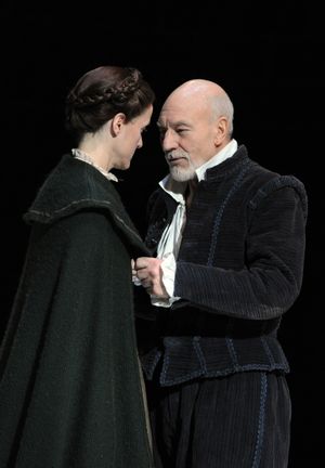 Catherine Cusack and Patrick Stewart Photo