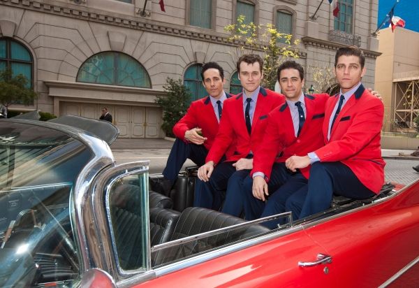 Jeff Leibow, Rob Marnell, Graham Fenton and Deven May pcitured as JERSEY BOYS Arrive  Photo