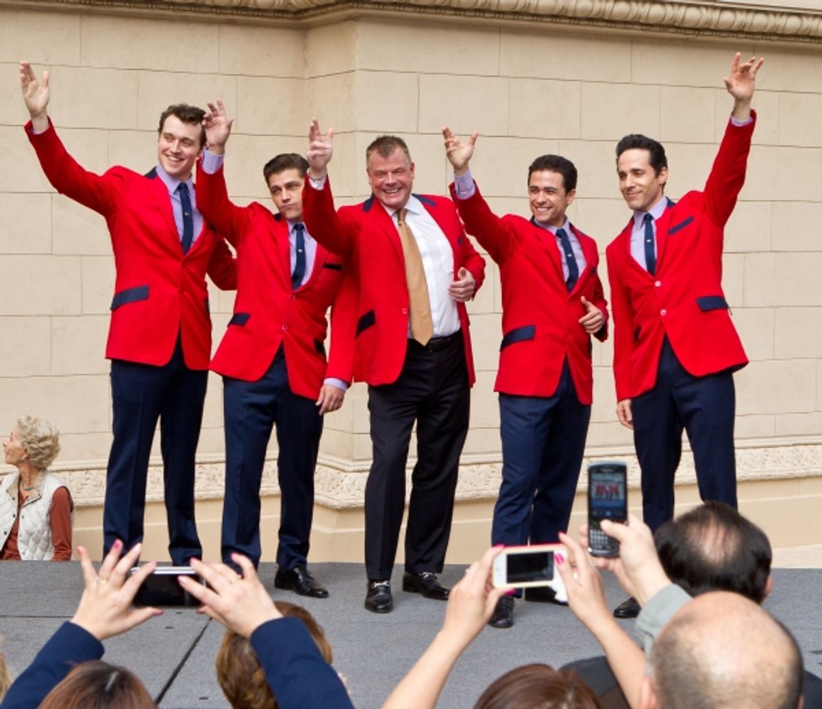 Rob Marnell, Deven May, Regional President of Paris Las Vegas, David Hoenemeyer,Graham Fenton and Jeff Leibow
 at 