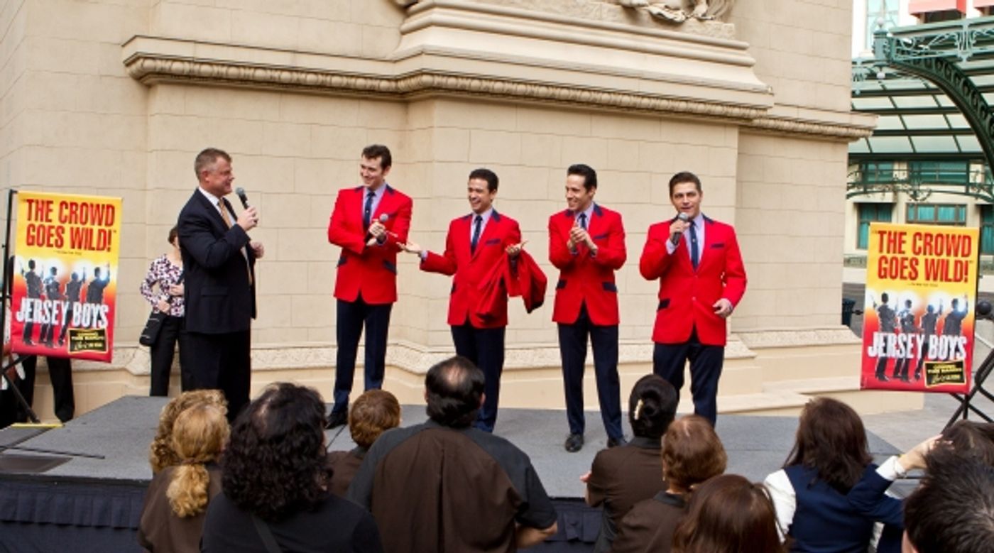 Photo Flash: JERSEY BOYS Arrives at Paris Las Vegas!  Image