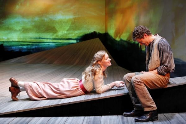 Wrenn Schmidt (Ruth Atkins) and Lucas Hall (Robert Mayo) in Eugene O'Neill's BEYOND T Photo