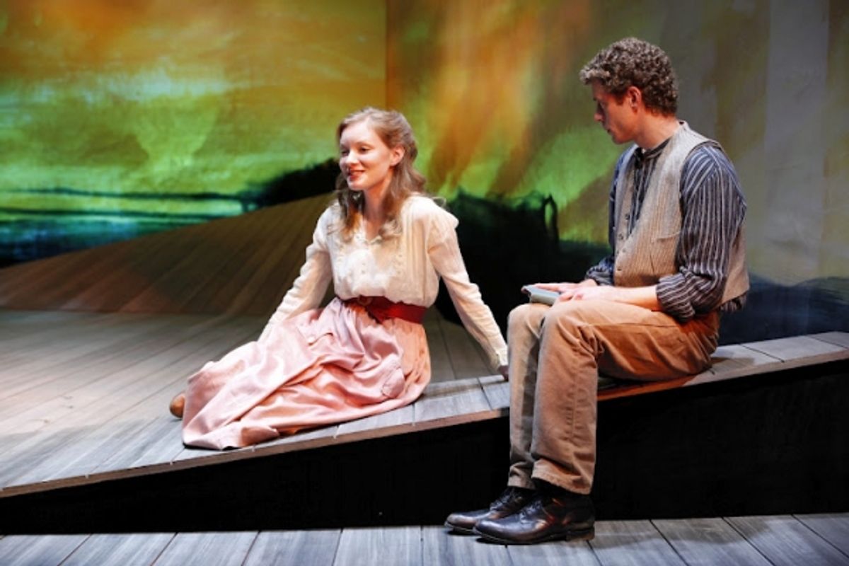 Wrenn Schmidt (Ruth Atkins) and Lucas Hall (Robert Mayo) in Eugene O'Neill's BEYOND THE HORIZON at 