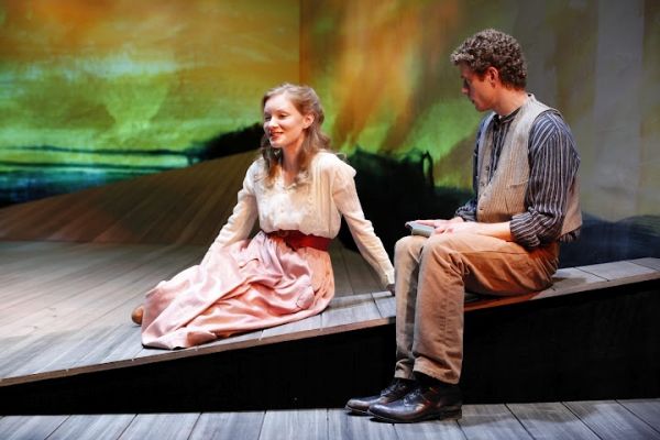 Wrenn Schmidt (Ruth Atkins) and Lucas Hall (Robert Mayo) in Eugene O'Neill's BEYOND T Photo